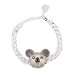 Produktbild Monkimau Damen Armbänder Koala aus Messing mit Silber plattiert Grau handbemalt