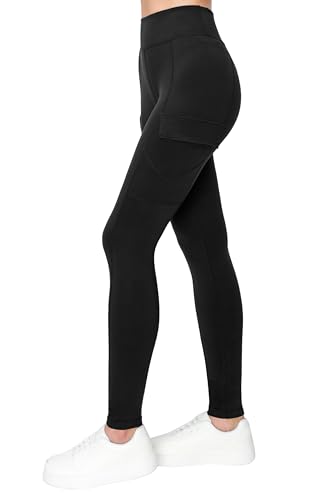 Legging de yoga noir taille haute pour vos séances de méditation douces - 2
