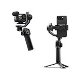 GoPro Fluid Pro AI 3-Achsen-Gimbal-Stabilisator für GoPro-Kameras und Smartphones, Motivverfolgung, Beleuchtung, kabellose Kamerasteuerung, tragbar, Vlogging, 360°-Drehung, Geräteaufladung
