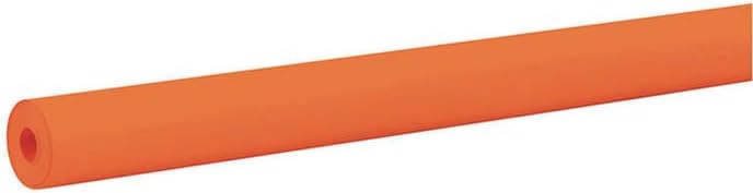 Pacon Rainbow Colored Kraft Duo-Finish Paper Roll, 36-inch x 100', Orange (PAC66101)