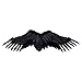 Produktbild WEXCV Unisex Engels Teufel Flügel Kostüm-Zusatz Kreative Feder-Engels-Flügel Cosplay Zubehör Engelsflügel für Cosplay, mit Federn, magisches Kostüm, Bühnenzubehör