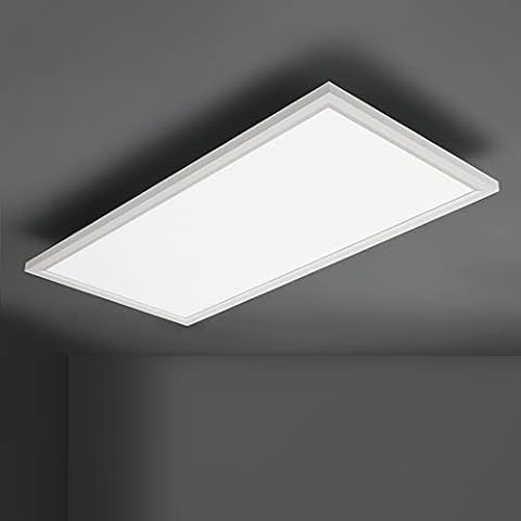 IMPTS LED Deckenleuchte Panel Flach, 30x60cm Deckenlampe für Küche, Flur, Schlafzimmer, Keller, Esszimmer, Balkon 30W, 2600 lumen,3000K Cover