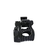 Supporti per torce da caccia, torce a LED, torce da bicicletta, regolabili in plastica rinforzata, acciaio, fucile fucile telescopio (A-100)