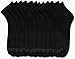 AND1 Men's Quarter Socks - Cushioned Athletic Ankle Socks (6-12.5), Size 6-12.5, Black - 12 Pack