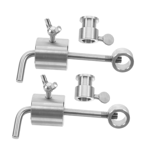 CLISPEED 2 Piezas Unidades de Pesas de Contrapeso para Asador de Acero Inoxidable Resistente para Equilibrar Varillas y Parrillas de Barbacoa Accesorios Duraderos para Asadores y Brochetas