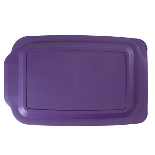 Replacement Lid fits Pyrex 9x13 233 Glass Casserole Baking Dish Container with Tab Handles, for...