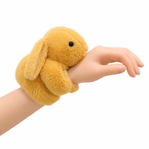 Image of Kids Soft Animal Stuffed Toy Slap Bands Wristbands | Cute Plush Wearable Toy Bracelet for Girls and Boys | Birthday Party Favors, Return Gifts, Stocking Stuffers
