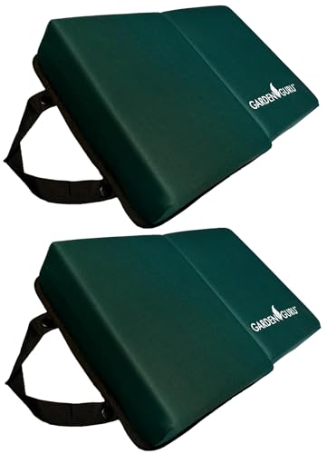 Image of Garden Guru Extra Thick Gardening Kneeling Kneeler Pad - Ultra Soft Foam Cushion Padding for Knee - Water Resistant - Garden Kneeler Mat for Yard Work, Cleaning, Household Chores, and Roofing (2 Pack)