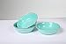 Melamine Dinnerware set,Service for 4(12pcs),Plates and Bowls Set for Outdoor and Indoor Use, Unbreakable, Dishwasher Safe,Blue