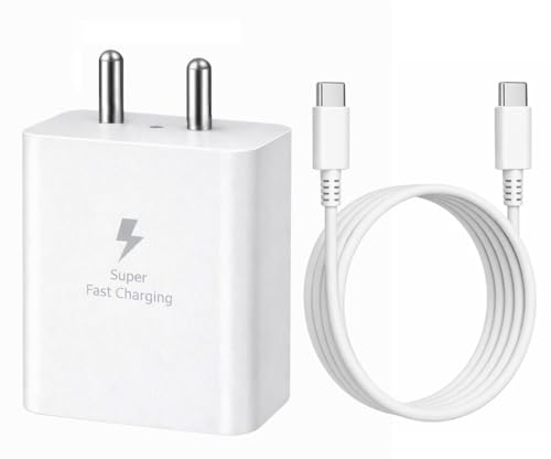 Image of Original 45W Charger with 1M Type C Cable Compatible with Samsung S26 /S25 /S24 Ultra /S24+ /S23 Ultra /S23 FE /S22 /S21 FE /fold 7 /6 /5 /Flip 7 /6 /5 /F55 /M55 /M35 /A55 /A35 /M14 /S11 /S9 Plus (6 Month Warranty)
