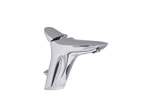 Kludi Waschtisch-Einhebelmischer Amba mit Garnitur, S-Pointer-Str geschlossenem Hebel, verchromt, 530230575