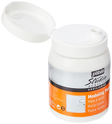 Modeling Paste Pébéo haute densité pâte relief empâtement blanc - 2