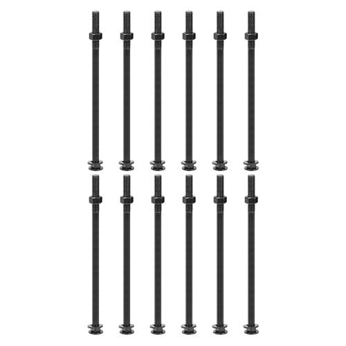 Tornillos de cuello cuadrado M12 x 250 mm para unir vigas de madera gruesas sin rotaci&oacute;n