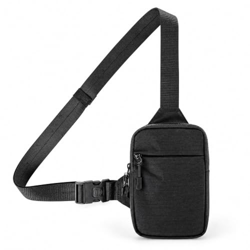 Image of Simptech Crossbody Sling Bag - RFID Blocking Anti-Theft Chest Pack - 500D Nylon Fanny Pack, Hidden Pocket & Cut-Resistant Strap for Running, Travel & Everyday Workout