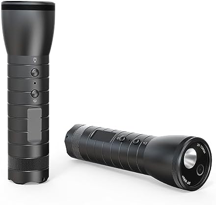 VBESTLIFE Flashlight Video Camera, 1080P 120° Wide Angle Video Camera with LED F