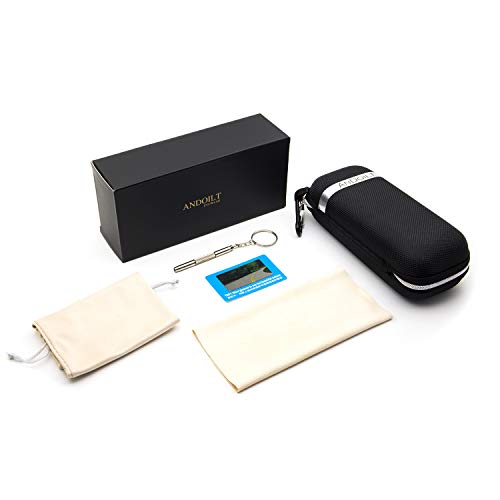 Andoilt Mens Sports Polarized Sunglasses Uv Protection Sunglasses For Men Fishing Driving Coffee Frame Coffee Lens #TOP5