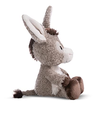 NICI Kuscheltier Esel Donkeylee 22 cm – naturgetreues Stofftier aus weichem Plüsch zum Kuscheln und Spielen, niedliches Plüschtier für Kinder & Erwachsene, 49033, tolle Geschenkidee, grau