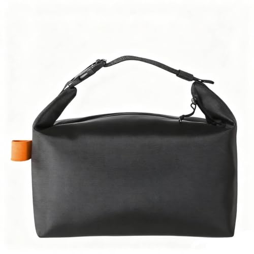 Image of HASTHIP Insulated Lunch Bag Fashion Minimalist Bento Box Tote, Waterproof Food Cooler Bag with Quick-Release Buckle Handle, Portable Meal Storage Bag for Work, School & Picnic