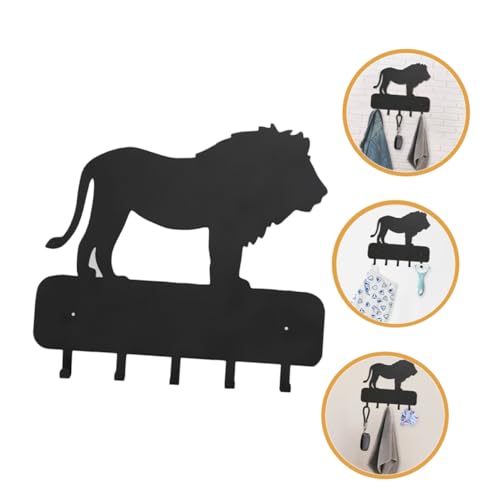 Perchero de pared resistente con diseño elegante de metal PRETYZOOM 6