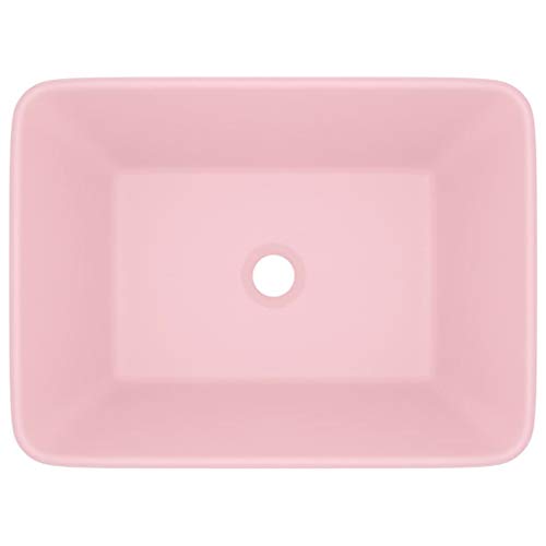 Lavabo rectangular de 41 cm con desagüe estándar de 4.5 cm 3