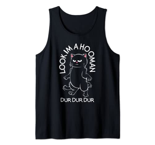 Funny Cat Humor Sarcastic Jokes Retro Vintage Meow Owner Canotta