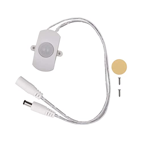 Tiardey Motion Sensor Switch 5A DC 5-24V Mini LED Strip Automatic Sensor Switch for LED Strip Light