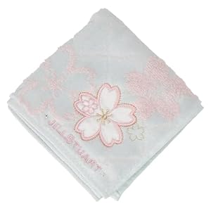 [ジルスチュアート] レディース ハンカチタオル ハンドタオル 09208069 タオルハンカチ 女性 ミニサイズ ハンカチ 09208069B ブルー[B] 約 横20cm×縦20cm" 