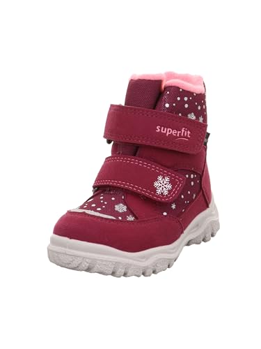 Superfit Mädchen HUSKY1 warm gefütterte Gore-Tex Stiefel, ROT/ROSA 5000