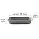 Salter BW02774G 36cm Bräter - Auflaufform/Kohlenstoffstahl Fleischbräter Ofenbackform, Antihaftbeschich backform, Fleisch Gemüse backblech, rechteckige Ofenplatt, Backofenfest bis 220°C, Marblestone