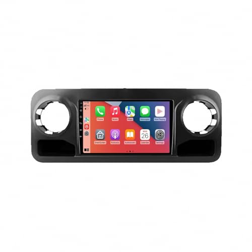 Radio de coche Carplay para Smart Fortwo 451 2005-2010 con pantalla HD y Mirror Link integrado