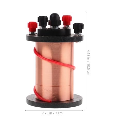Bobina de inducción de cobre para solucionar dudas de electromagnetismo en clase 7