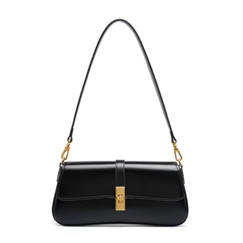 Sac sous les aisselles en cuir noir élégant parfait pour libérer vos mains avec style