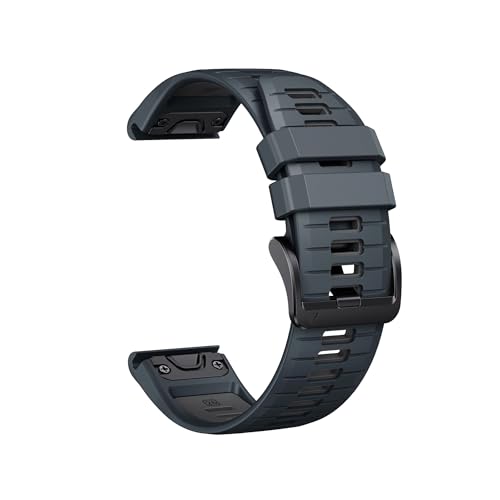22 26MM�V���J�Q���x���g�ɓK������Garmin Fenix 7/7 Pro/7X/6X/6 Pro/5X/5 Plus/Epix/Instinct�����\�x���g(Navy Dark Grey,26mm)