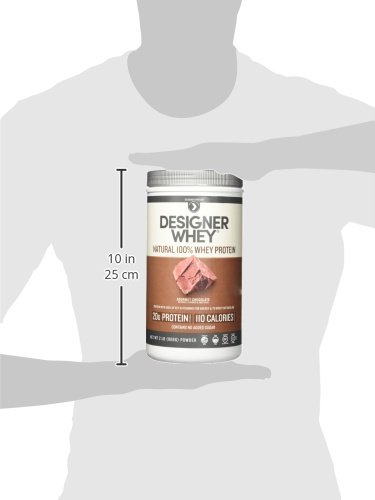 Designer Wellness Designer Whey Natural 100% Whey Protein Powder With Probiotics, Fiber, And Key B-Vitamins For Energy, Gluten-Free, Non-Gmo, Gourmet Chocolate 2 Lb #TOP7