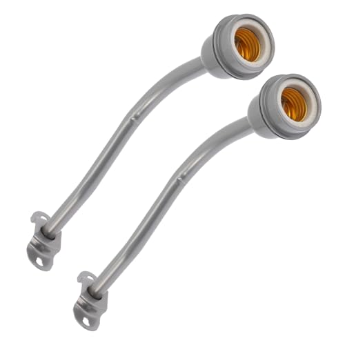 Support de lampe extérieur contre l'humidité : douille E27 étanche en fer