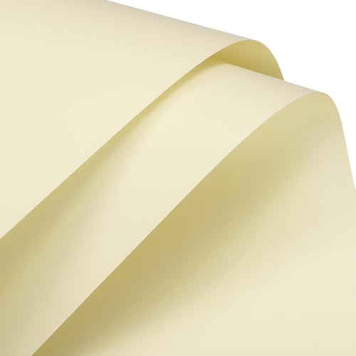 Papier fleuriste étanche contre l'humidité pour emballage cadeau jaune