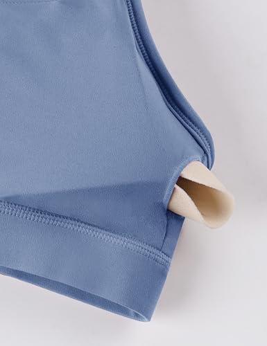 Image of BAYDI Clouduxi Y Back Sports Bra for Women - Padded Racerback Spaghetti Strap Low Impact Workout Yoga Bra, A-C Cups