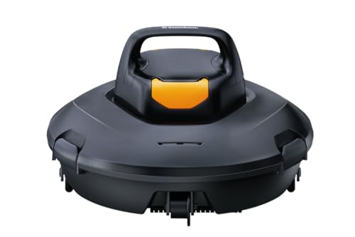 STEINBACH Poolrunner ONE RXB 150 061503Y Kabelloser Bodensauger für Pools mit bis zu 15 m Bodenfläche Bis zu 110 Minuten Akkulaufzeit Auch für Salzwasser geeignet