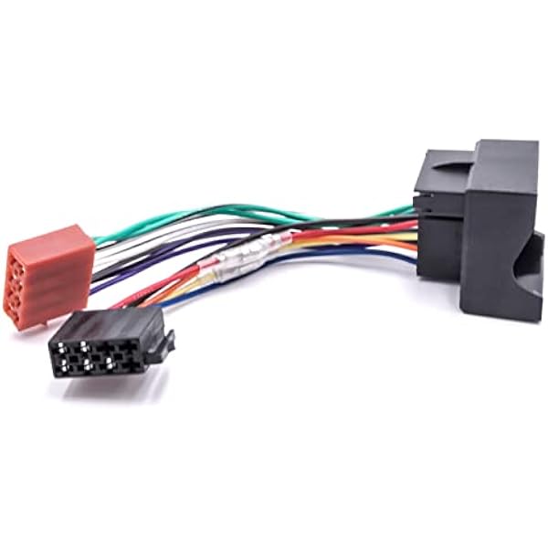 vhbw ISO adapter kabel samochodowy radio samochodowe pasuje do Ford Mondeo od 2003