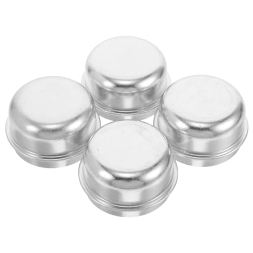 Generic 4piezas Tapas Centrales para Remolque Tapas De Metal para Cojinetes Protector De Cubo Fácil De Instalar Adecuado para Varios Remolques