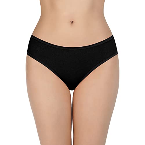Image of Amante Solid Low Rise Cotton Bikini Panty Pack(Pack of 3)