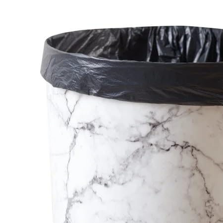 Papelera de baño de plástico 5 galones sin tapa miniatura 5