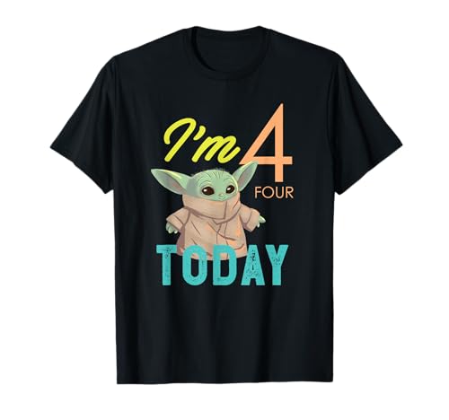 T-shirt Mandalorian The Child pour 4 ans : haut anniversaire enfant Star Wars