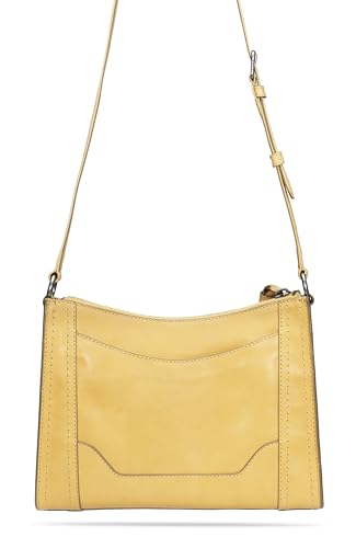 Image of Frye Women's Melissa Zip Crossbody Bag, Stylish Handbag with Adjustable Strap & Pockets