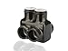 NSI IT-500 Double Sided Insulated Multi-Cable Tap Connector 500 MCM-4 AWG Black Polaris