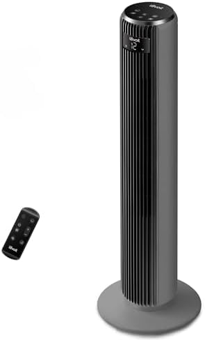 LEVOIT Tower Fan with Remote Control, Quiet Fan 23dB and 39W, 90°...