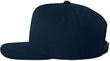 Yupoong Wool Blend Flat Bill Snapback Cap. 6089M - Dark Navy