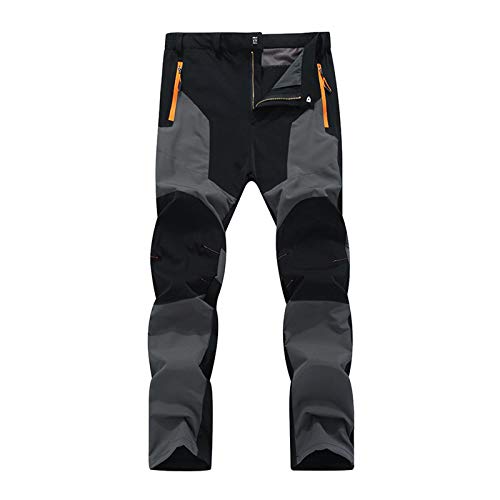 Pantaloni Trekking Uomo Asciugare Rapidamente Traspiranti Convertibile Pantaloncini Primavera Estate Sottile All'aperto Alpinismo Escursionismo Calzoni Pantaloni da Trekking da Uomo Primavera Estate