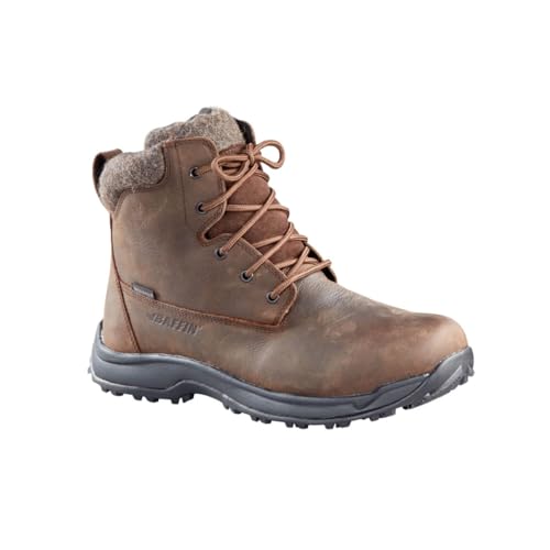 Baffin Men's TRURO Waterproof Breathable Warm Insulated Cushioned Slip-Resistant Northern Rated Outdoor Leather Ankle Boots