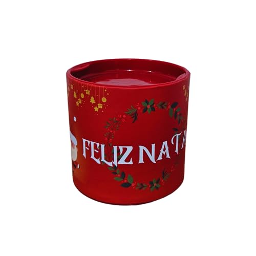 Tubolata 10x10 Tampa Plástica Natal Vermelho 8 Uni